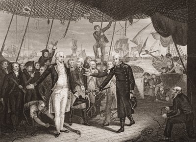 La victoire de Lord Viscount Duncan, illustration de 